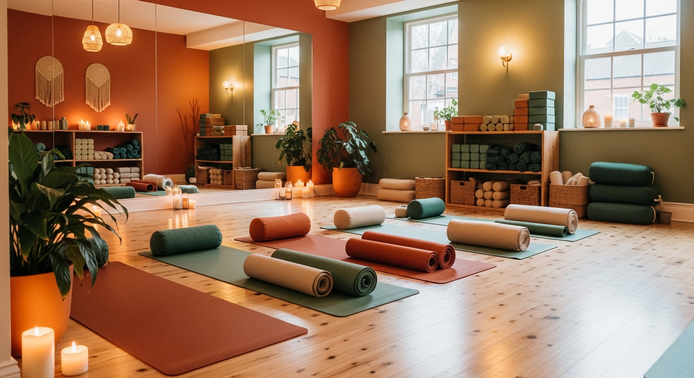 Атмосфера студии, коврики и уют